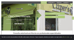 Desktop Screenshot of clipersveterinariomurcia.com