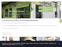 Tablet Screenshot of clipersveterinariomurcia.com